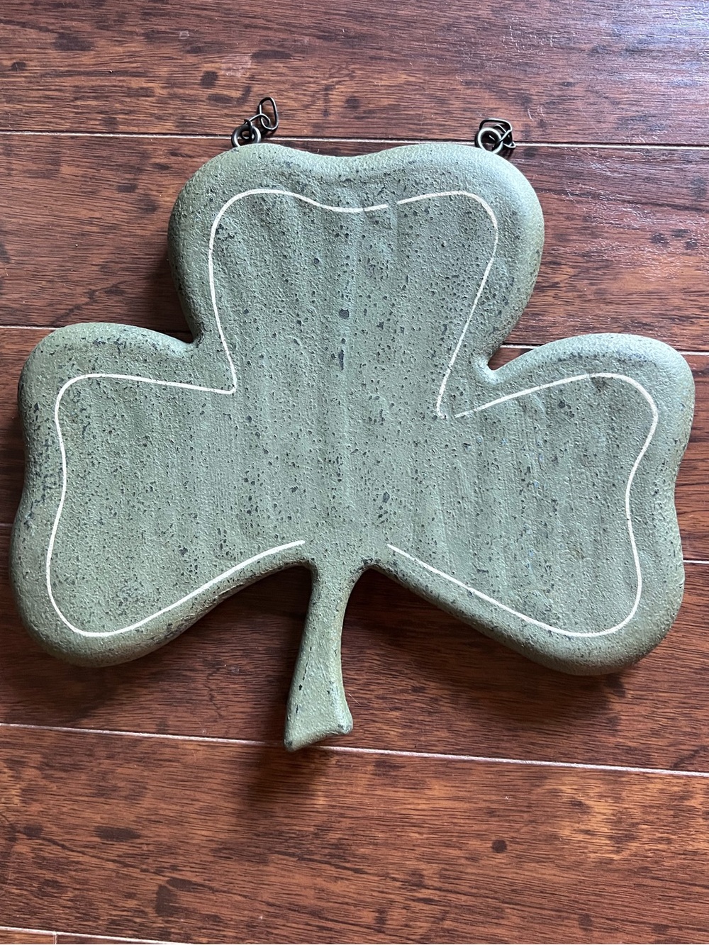K&K Interiors Decorative Hanging Arrow Replacement Sign Resin Shamrock